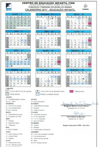 Calendario Educacao Infantil