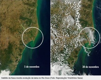 FOTOS NASA RIO DOCE
